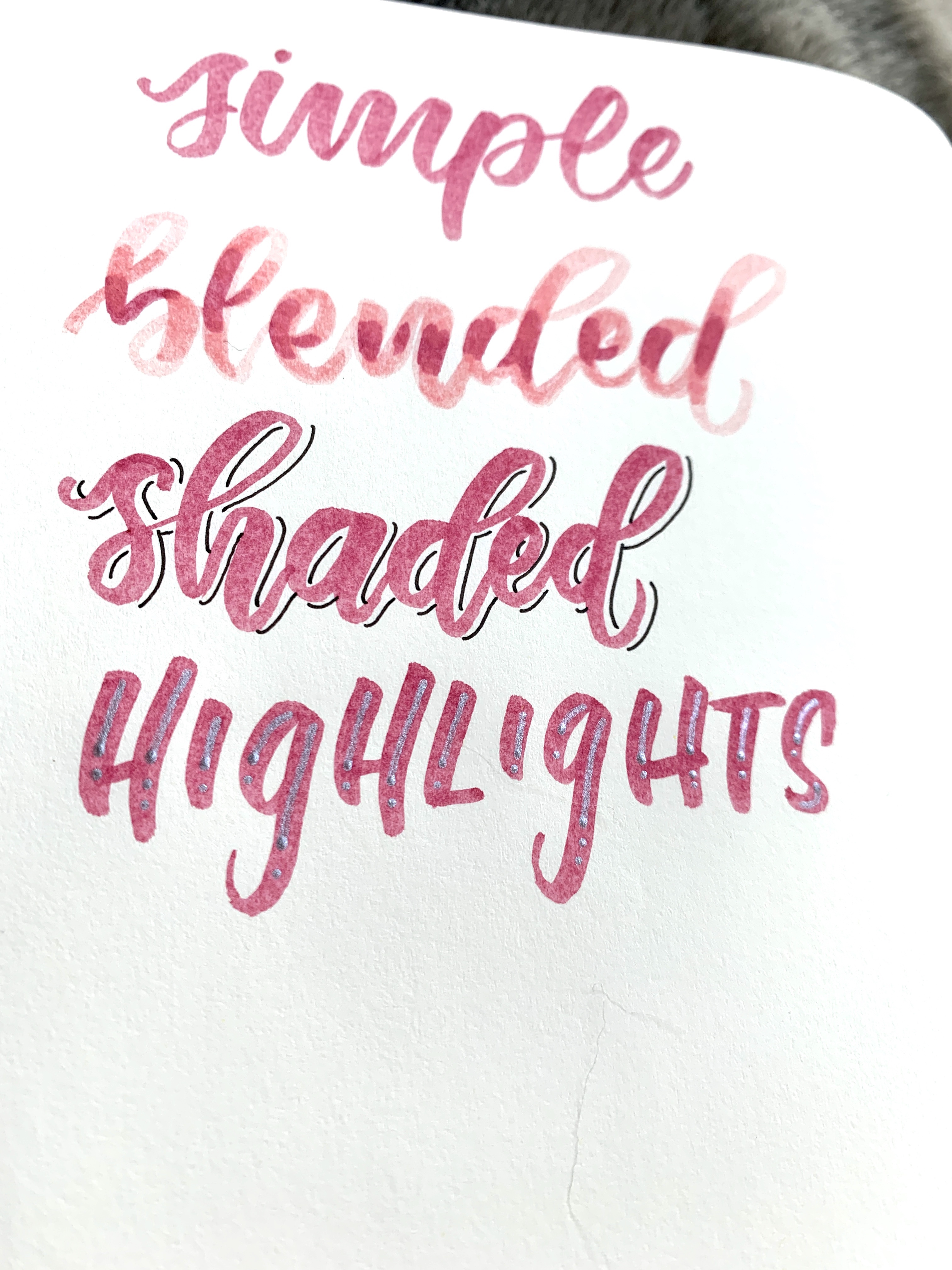 How to make your lettering look better – plannerpeach